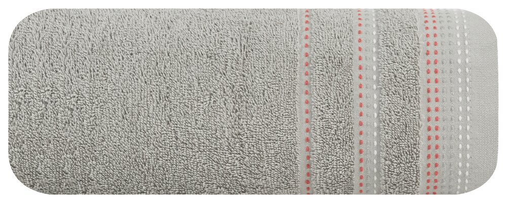 Ręcznik 50x90 cm POLIA srebrny bawełniany frotte do łazienki