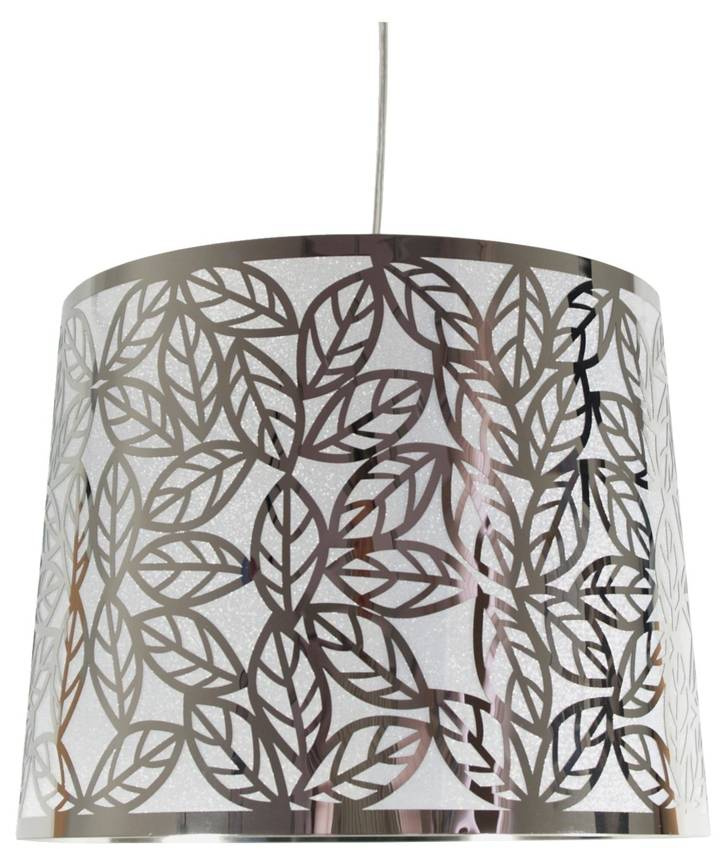 Chromowana lampa wisząca regulowana do salonu Andromeda 1 punkt świetlny
