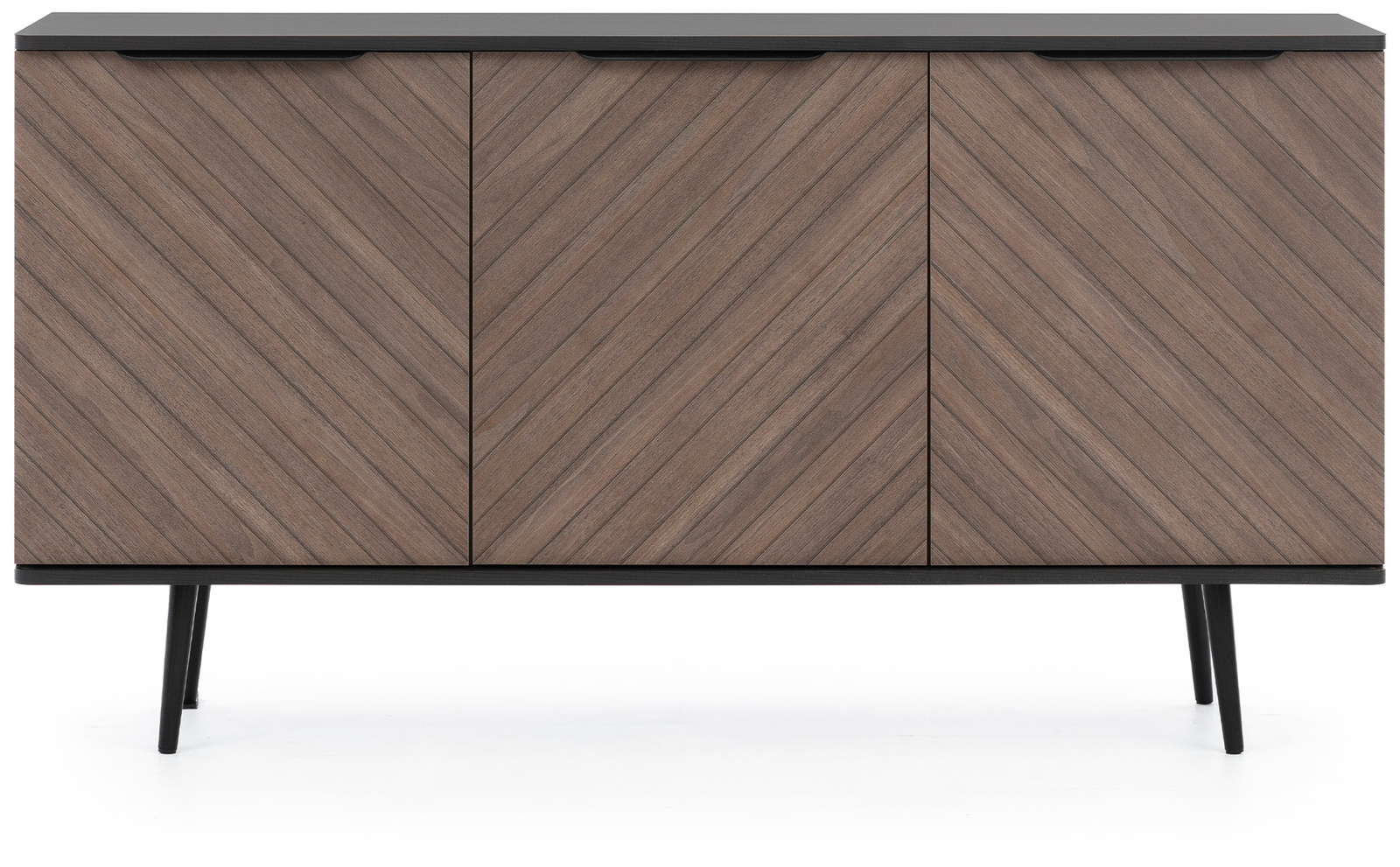 Trzydrzwiowa komoda do salonu 150 cm PULSE cichy domyk