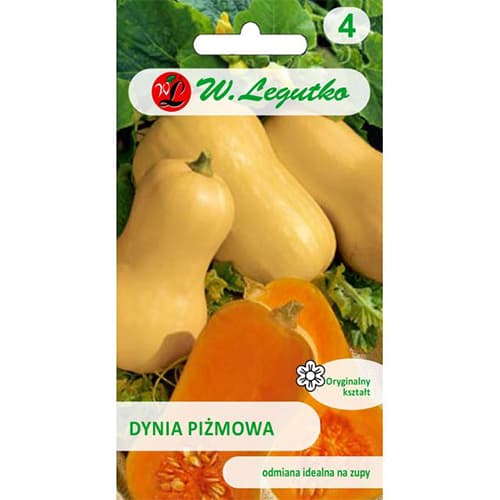 1 szt, Dynia Butternut - Nasiona: Ilość w opakowaniu: 2 g