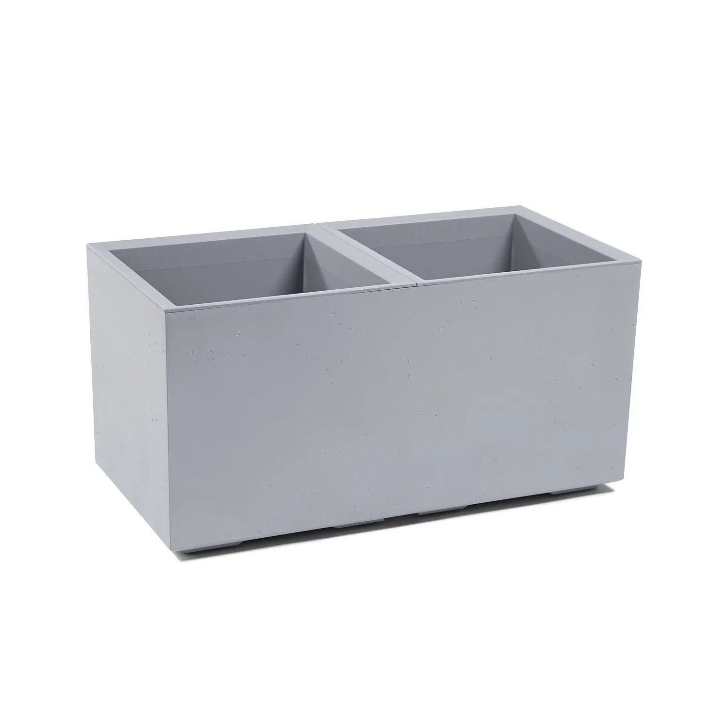 Kwietnik Karo beton szary - 40x40x80 cm