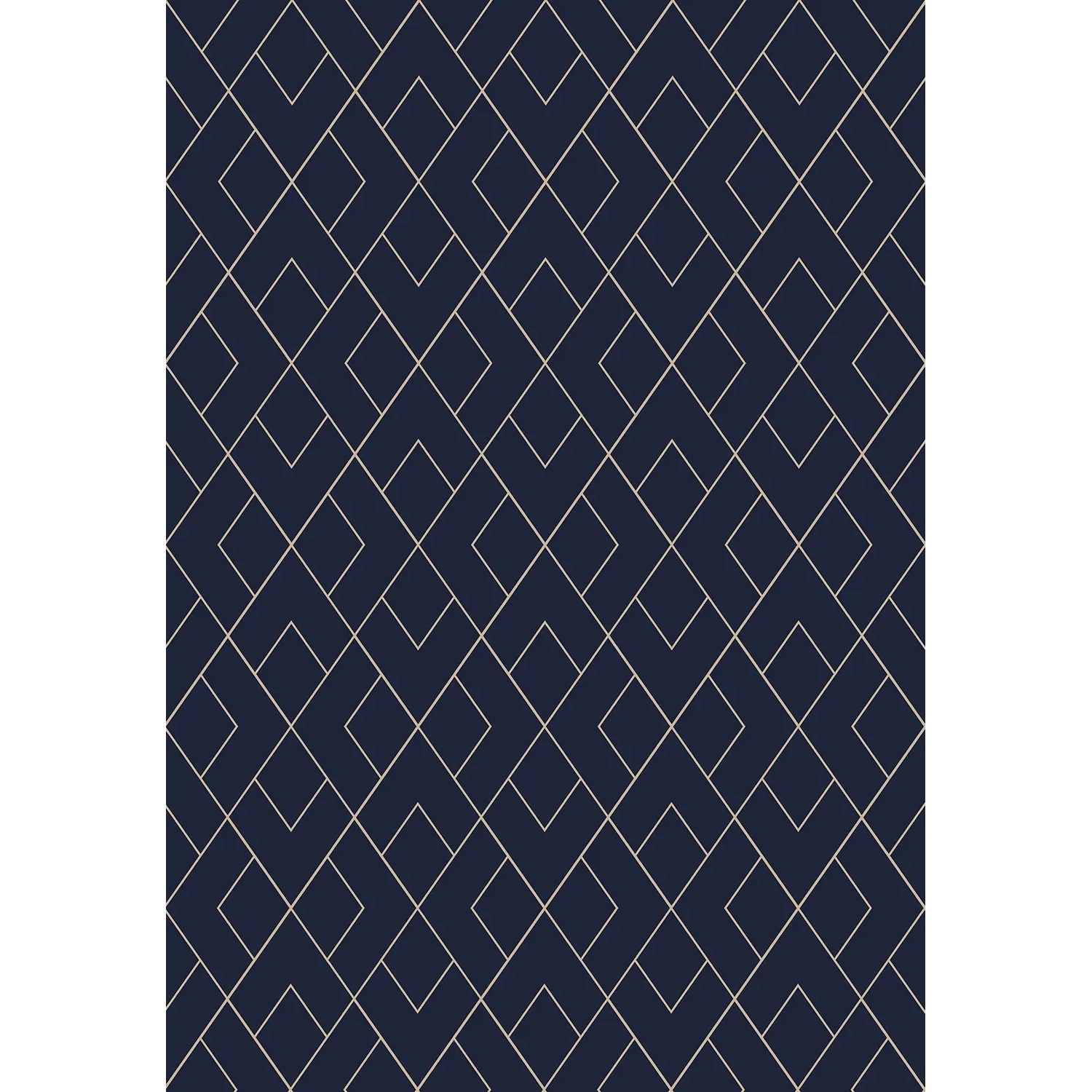 Direct H&G Dywan SOFIA geometria 160 x 230 cm ciemnoniebieski