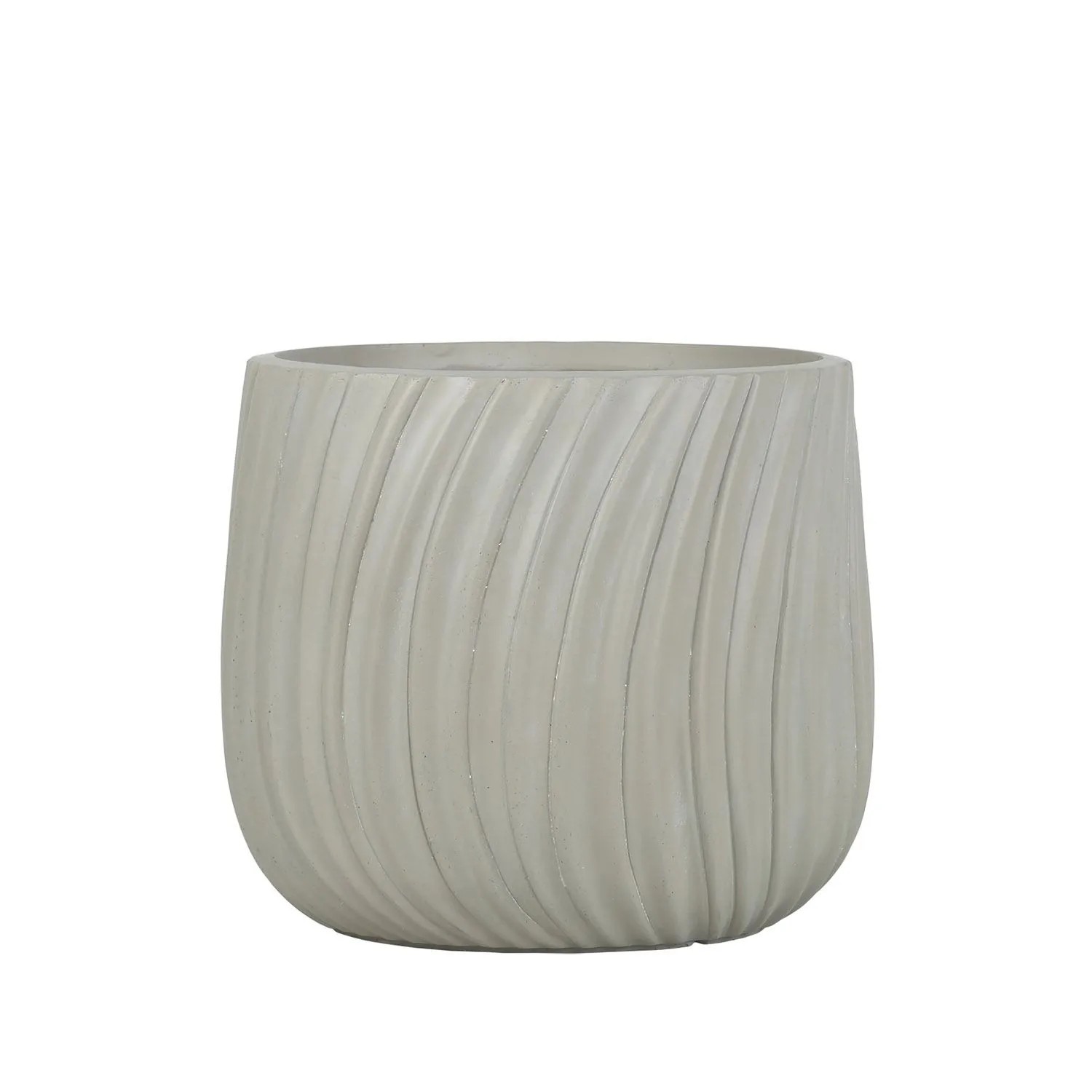 Donica ceramiczna Varese biała - 43x41 cm