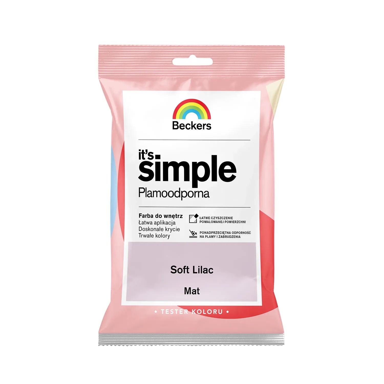 Tester farby Beckers It's Simple Soft Lilac 0,05l