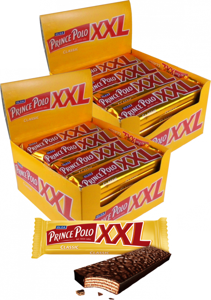 70x Wafel Prince Polo Classic XXL, kakaowy, 45g