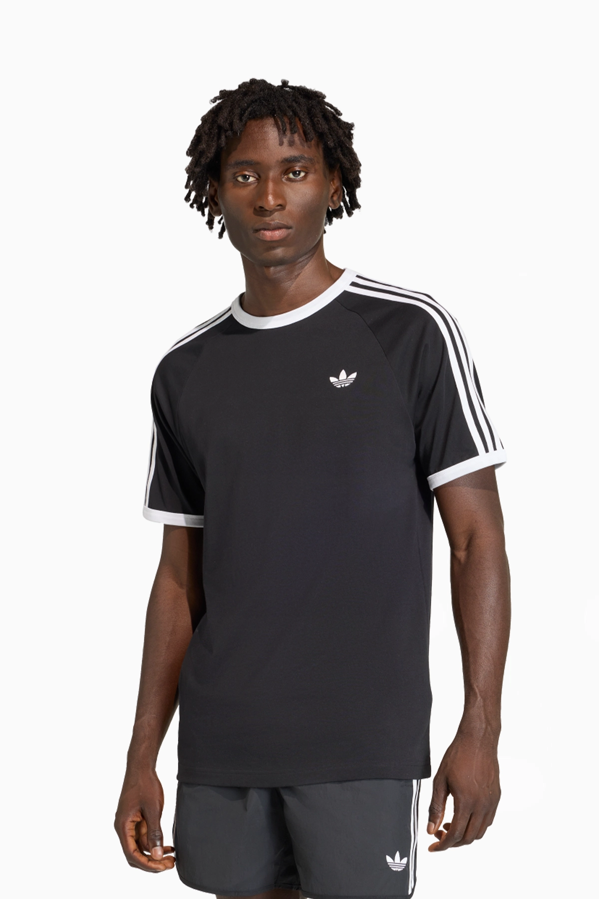 Koszulka adidas Originals 3-Stripes - Czarny