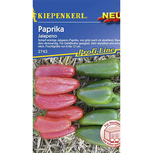 1 szt, Paprika Jalapeno - Samen: Ilość w opakowaniu: 1 Stück