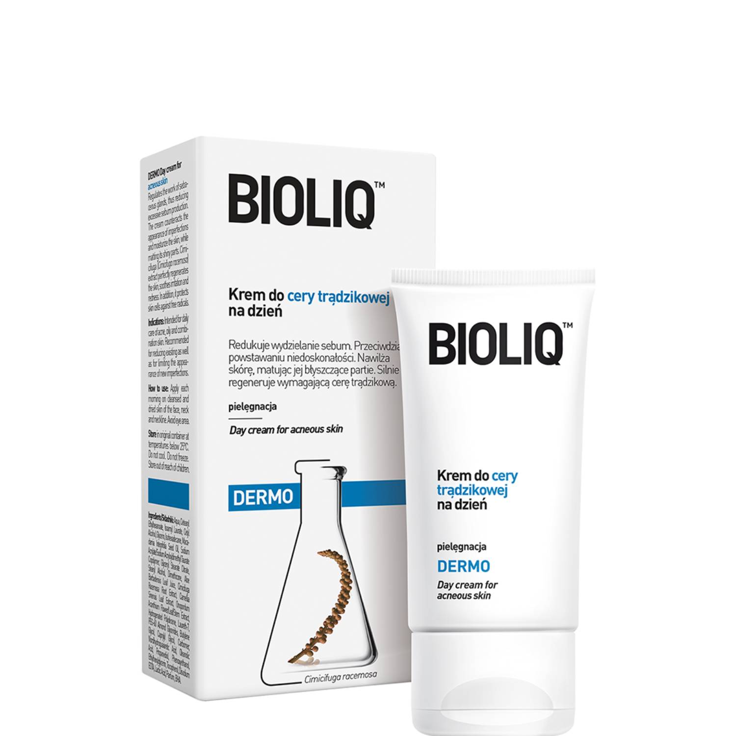 Bioliq dermo - krem na dzień, cera trądzikowa, 50 ml