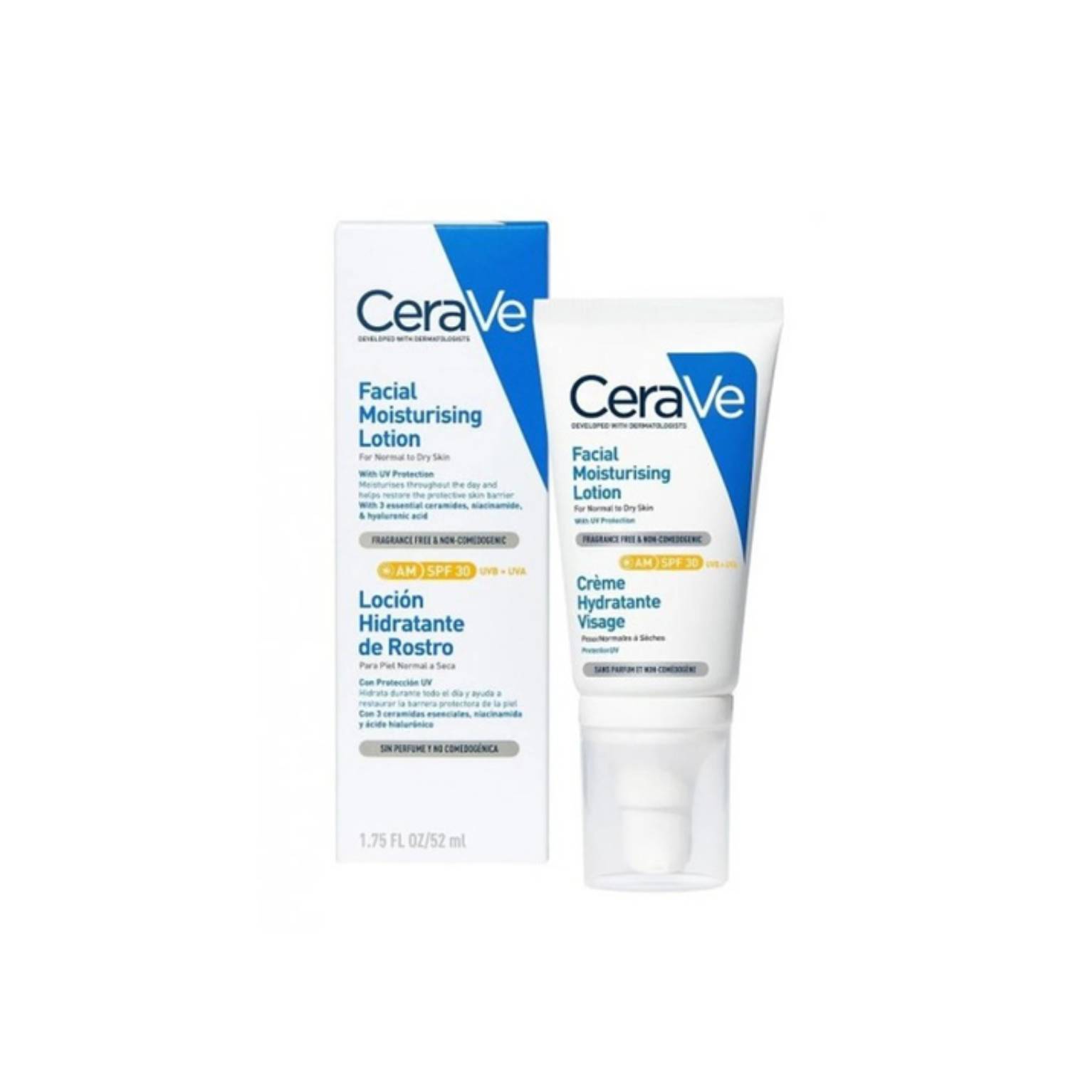 Cerave - nawilżający krem do twarzy, spf30, 52 ml