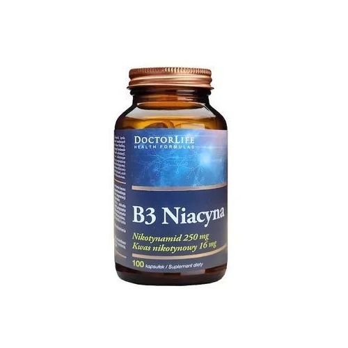 Doctor life niacinamide b3, 100 kapsułek