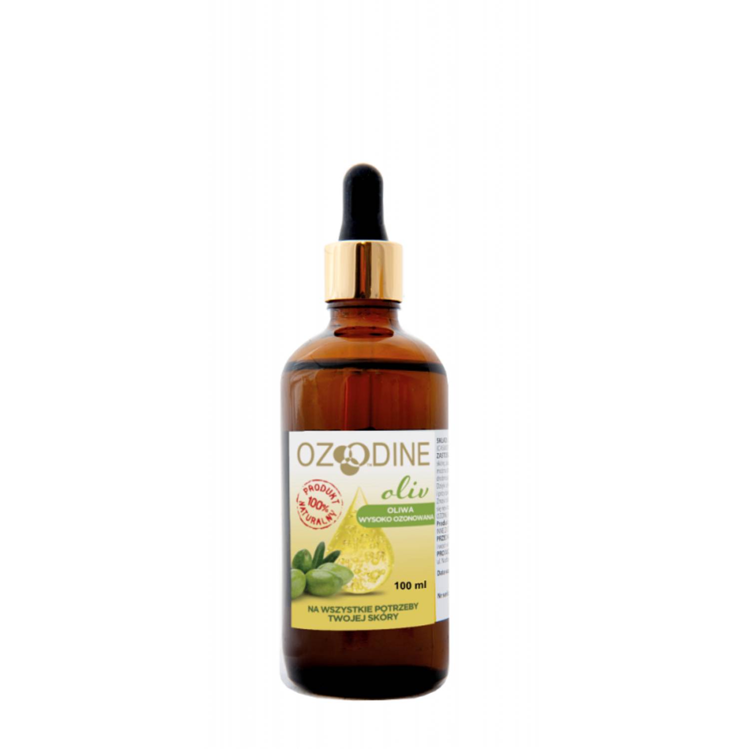 Ozodine oliv - oliwa ozonowana z pipetą, 100 ml