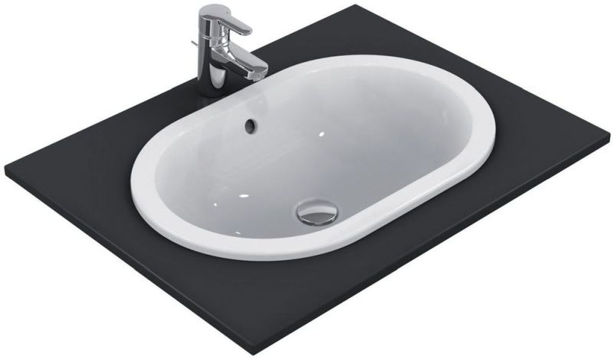 Ideal Standard Connect umywalka 62x41 cm wpuszczana owalna biała E504901