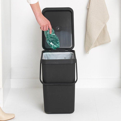 Brabantia Sort & Go kosz na śmieci 25 l szary 129940