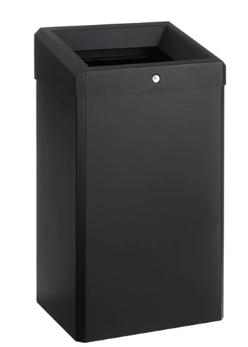 Stella Standard kosz na śmieci 49 l stal czarny mat 20.402A-B