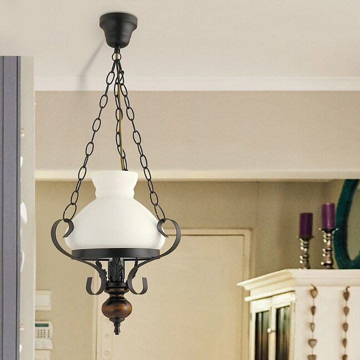 Rabalux Petronel lampa wisząca 1x60W czarny mat 7076 - Wysyłka w 24h
