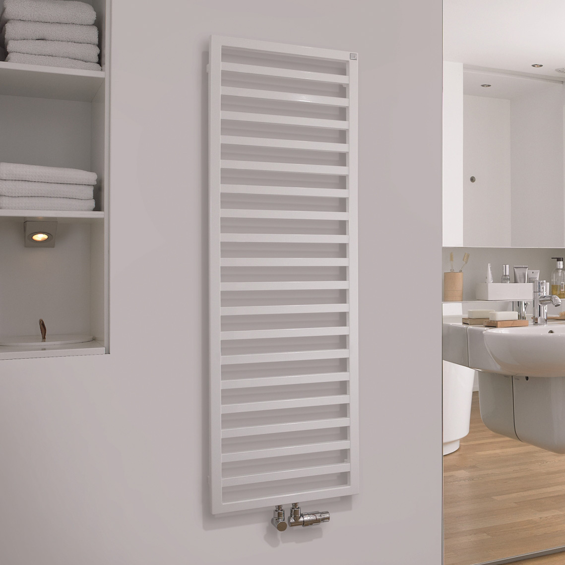 Zehnder Quaro grzejnik łazienkowy 183,5x30 cm biały QA180-030