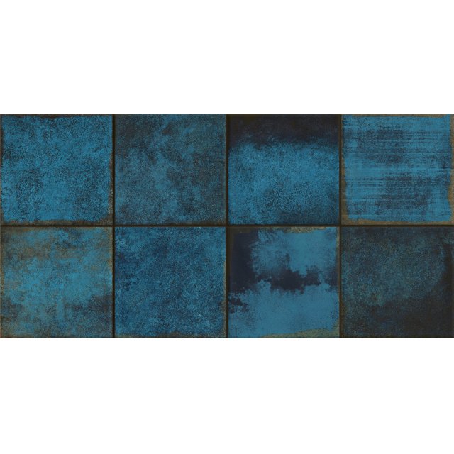 Płytka ścienna RAW blue glossy 29,7x60 gat. II