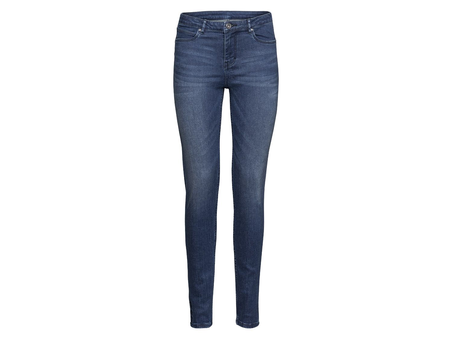 esmara Jeansy damskie Super Skinny Push Up 34, Niebieski