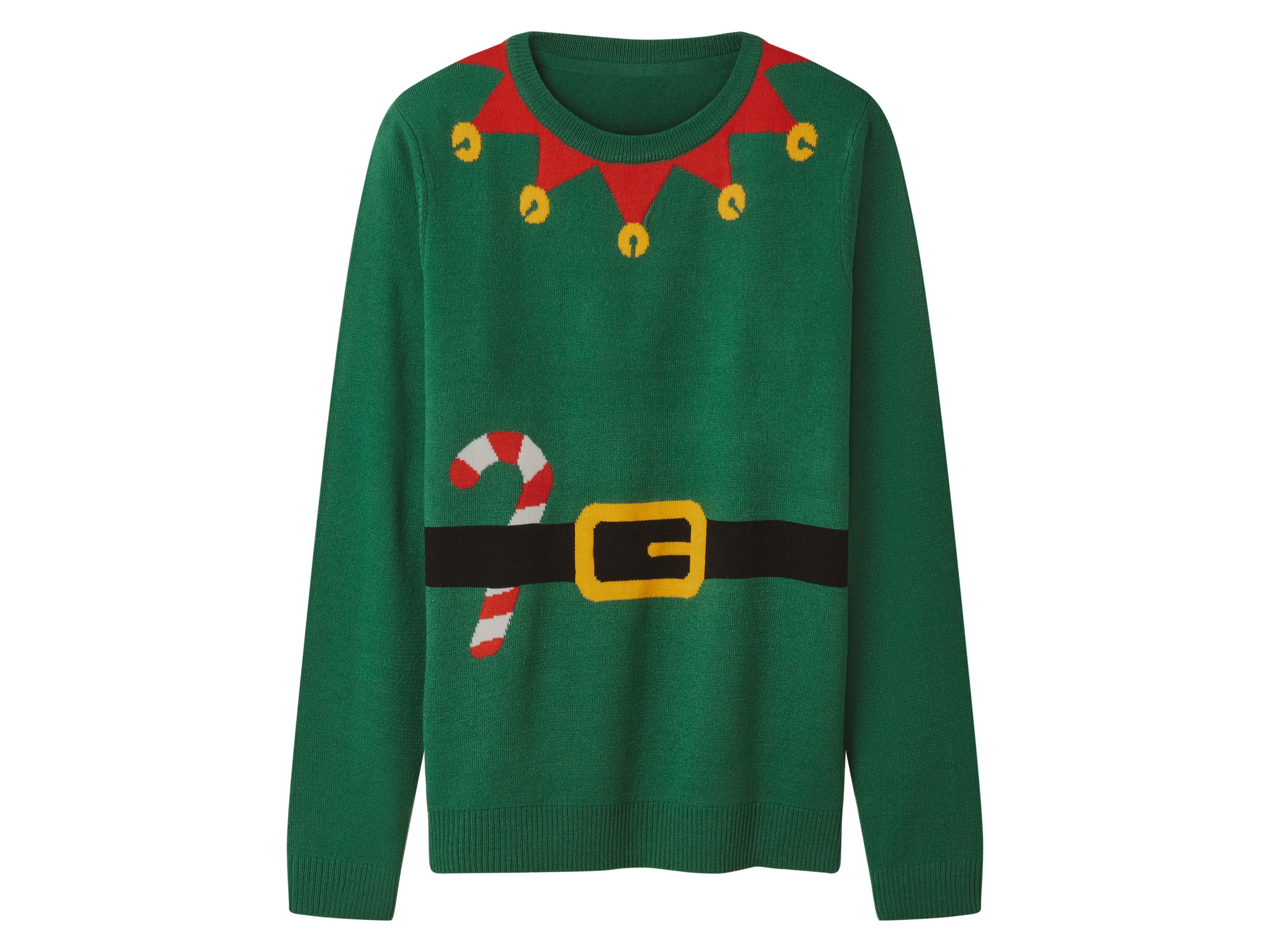 esmara Sweter świąteczny damski premium Zielony, Xl48/50