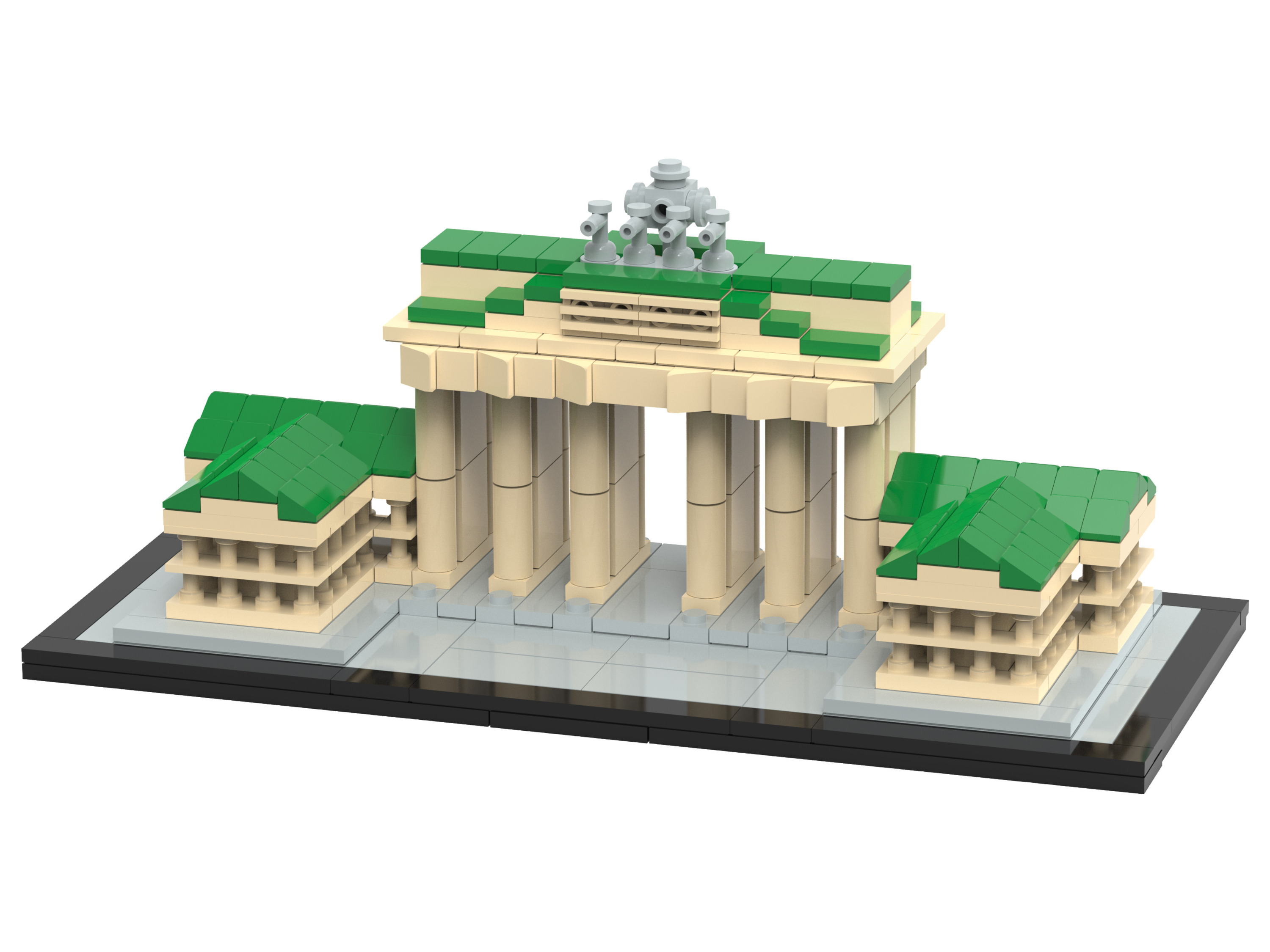 lupilu Brama Brandenburska / Wieża Eiffla / Big Ben Brama Brandenburska