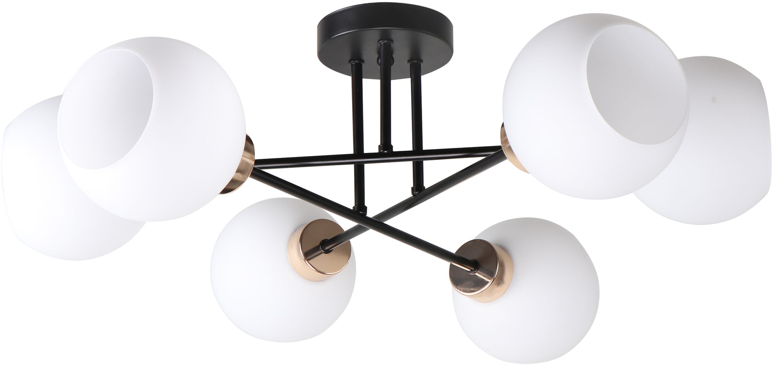Darmowa Dostawa - Lampa podsufitowa 6x40 W biała Candellux Amanda 3621083