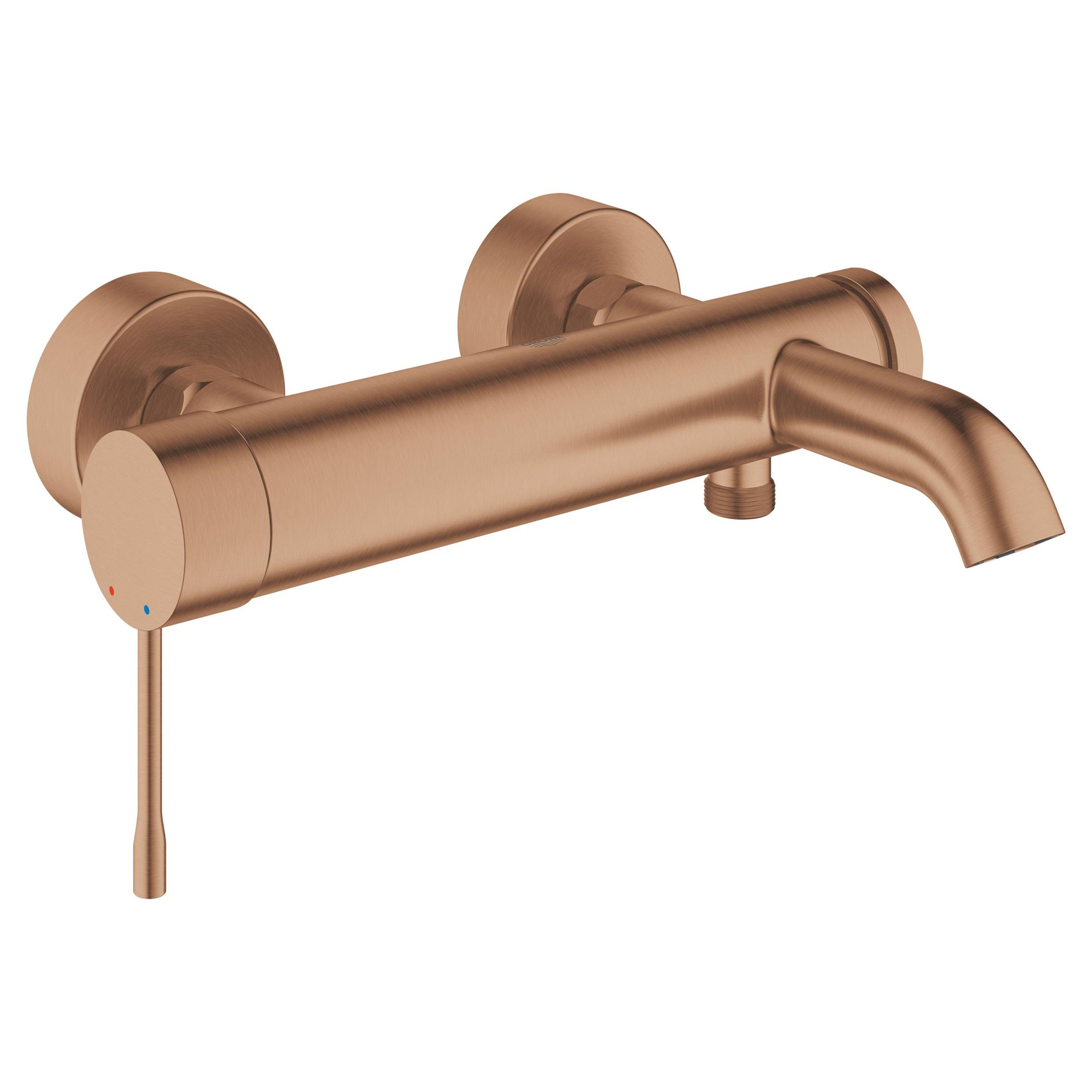 Darmowa Dostawa - Bateria wannowo-prysznicowa ścienna brushed warm sunset Grohe Essence 33624DL1