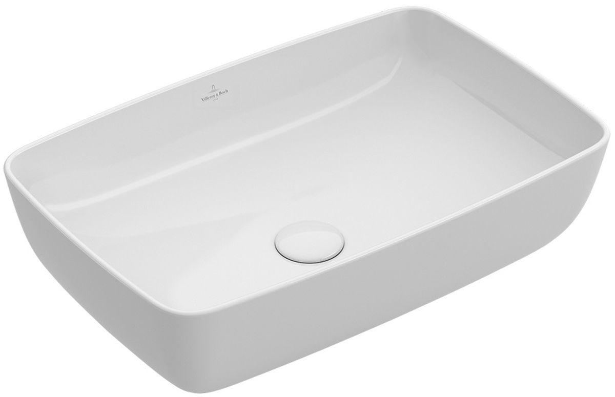 Darmowa Dostawa - Umywalka 58x38.5 cm prostokątna nablatowa biała Villeroy & Boch Artis 417258R1