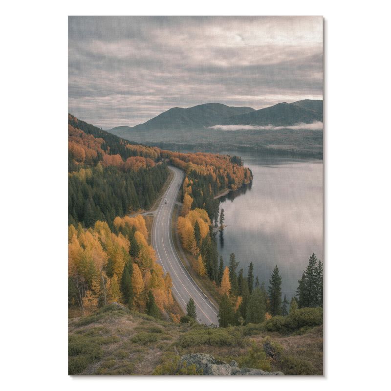 Nowoczesny Plakat na Płótnie Tulup 29,7x42 cm (A3) Jesienne pejzaże Do sypialni, salonu, biura 1 szt.