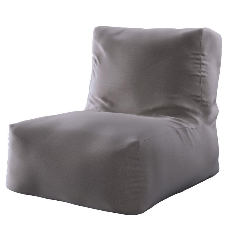 Pufa- fotel Dekoria 67 x 31 x 75 cm brązowy welwet 1 szt.