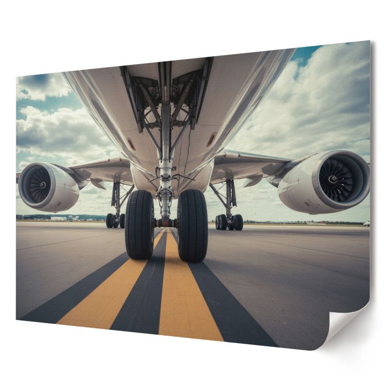 Plakat canvas Wallfluent Format A3 Nowoczesne lotnictwo Artysta Lunore 1 szt.