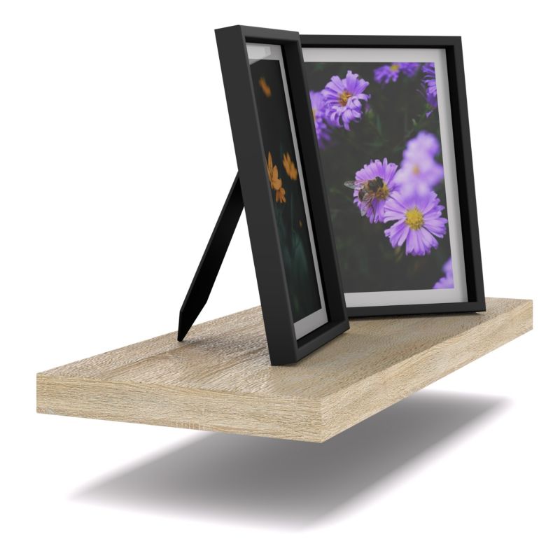 Półka Wisząca Stiv-Meble Połka Ścienna Dąb Sonoma Na Książki Zdjęcia 40X15X1,8 Cm 1 Szt.