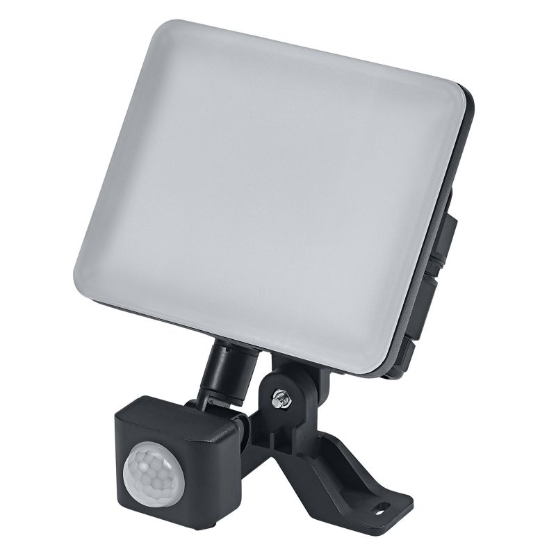 ENDURA Flood naświetlacz LED z czujnikiem 20W 1700lm czarny IP44 OSRAM, 20 W, 1 szt