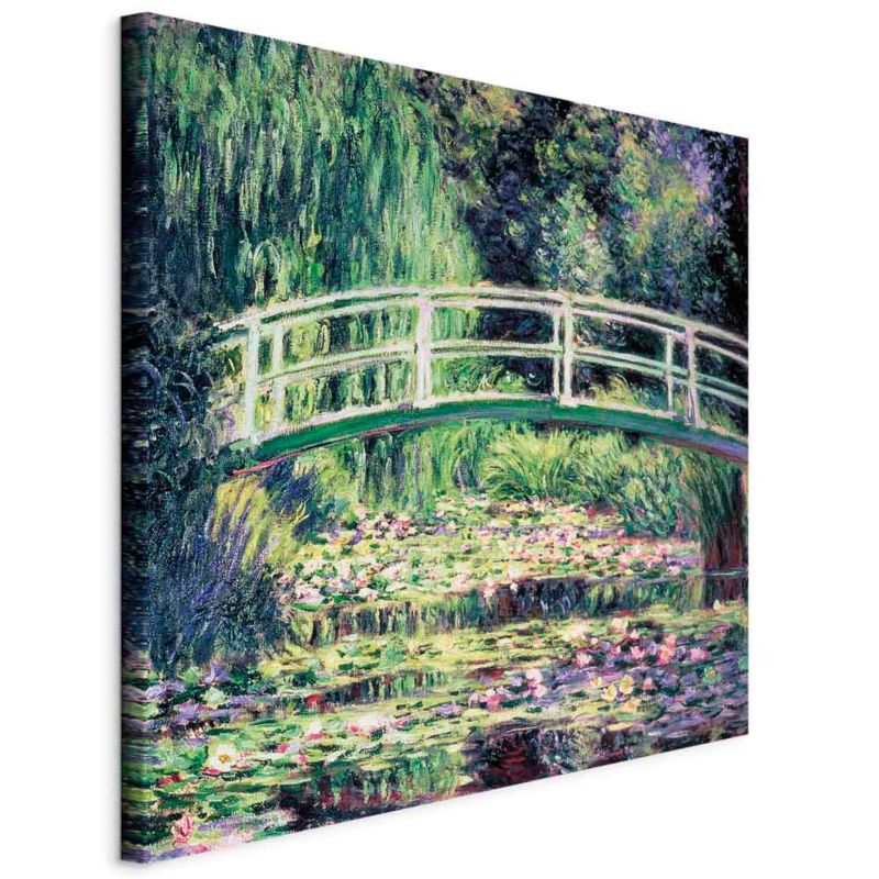Obraz Artgeist Staw z nenufarami 60 x 60 cm flizelina 1 szt