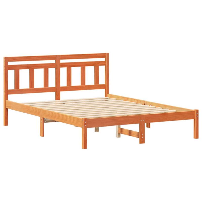 Rama łóżka WaszeMeble 120x200 cm Brązowy sosna WM-872379 1 szt.