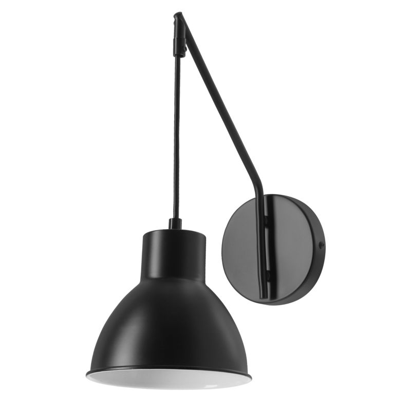 Kinkiet wiszący Candellux Inezz czarny 1xE27x60W IP20 wym:32x28x16cm - 1 szt.
