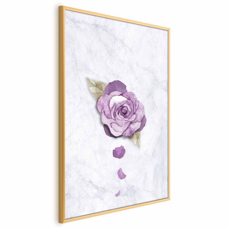 Plakat Artgeist Kres wiosny 21x30 cm z ramą złotą 1 szt