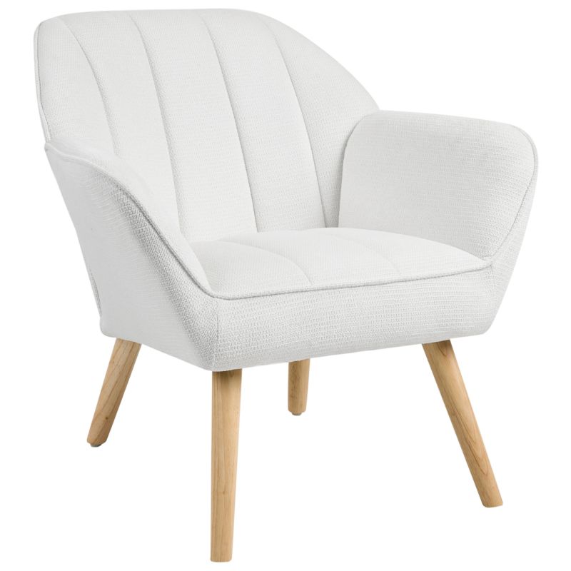 Fotel Torud Biały 76 x 79 cm 1 szt.