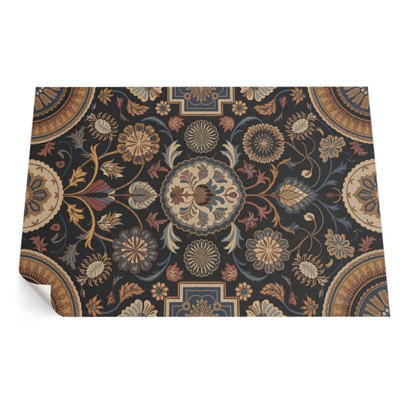 Winylowy Chodnik Zewnętrzny ArtPrintCave 100x150 cm ornament roślinne styl perski vintage 1 szt.