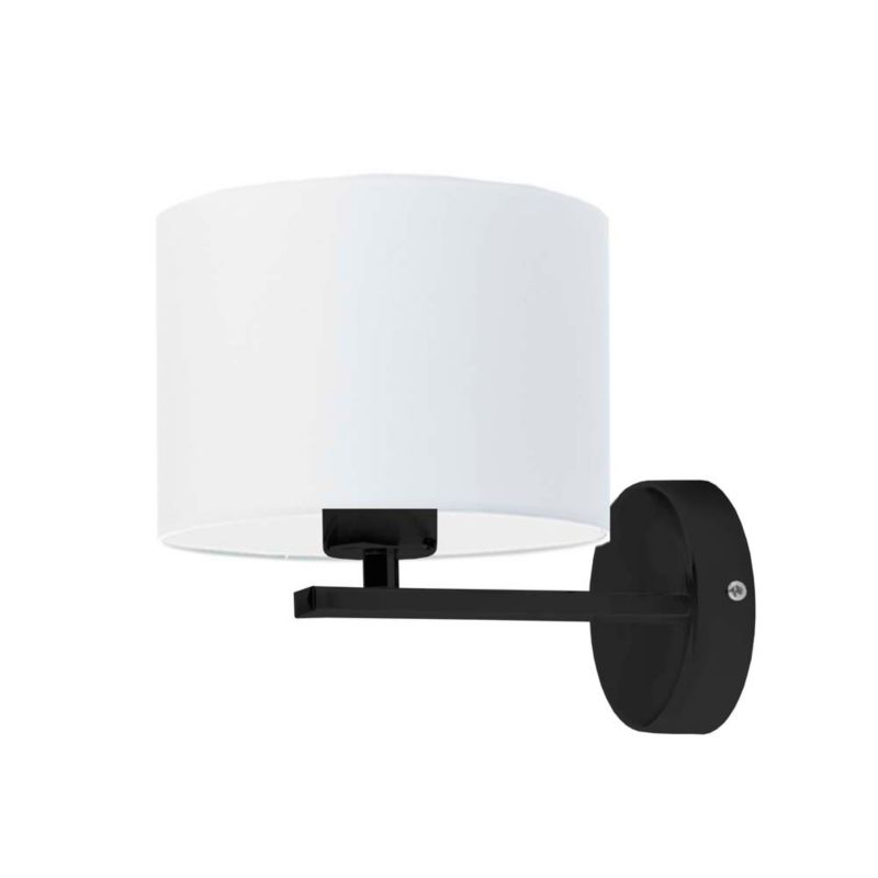 Kinkiet Volta Light Factory Simple Czarny/Biały Abażur 1xE27 1szt.