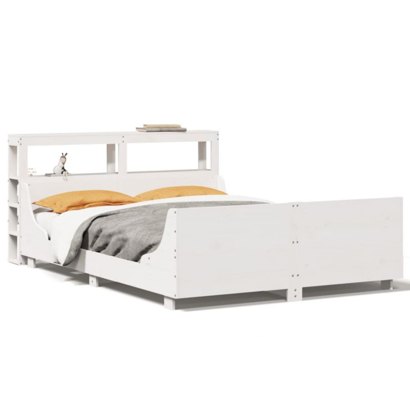 Rama łóżka WaszeMeble 150x200 cm Biały sosna WM-3306457 1 szt.