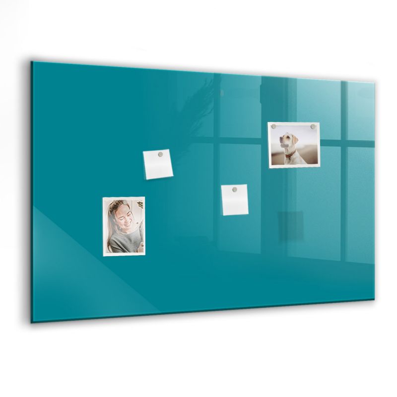 Tablica magnetyczna z nadrukiem Wallfluent 90x60 cm Kolor morski 1 szt.