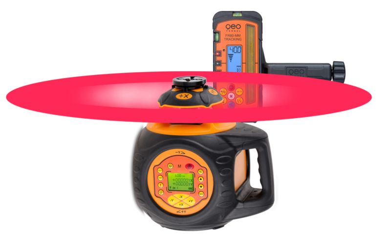 Niwelator laserowy obrotowy geo-FENNEL FL 510HV-G Tracking M, FR 80-MM TRACKING 1 szt.