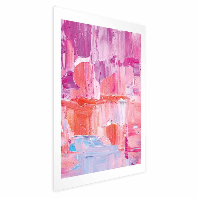 Plakat Artgeist Kolorowe Pociągnięcia 90x60 cm bez ramy 1 szt