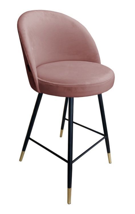 Hoker niski TANEW VELVET GOLD różowy ATOS 1 szt.