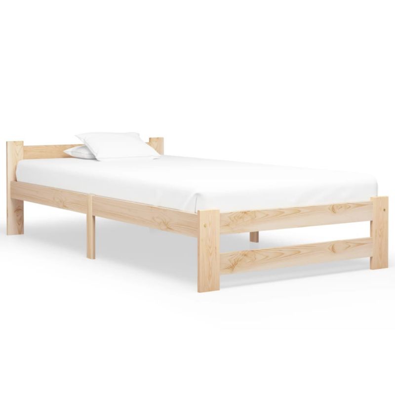 Łóżko drewniane WaszeMeble 90x200 cm brązowe WM-321991 1 szt.