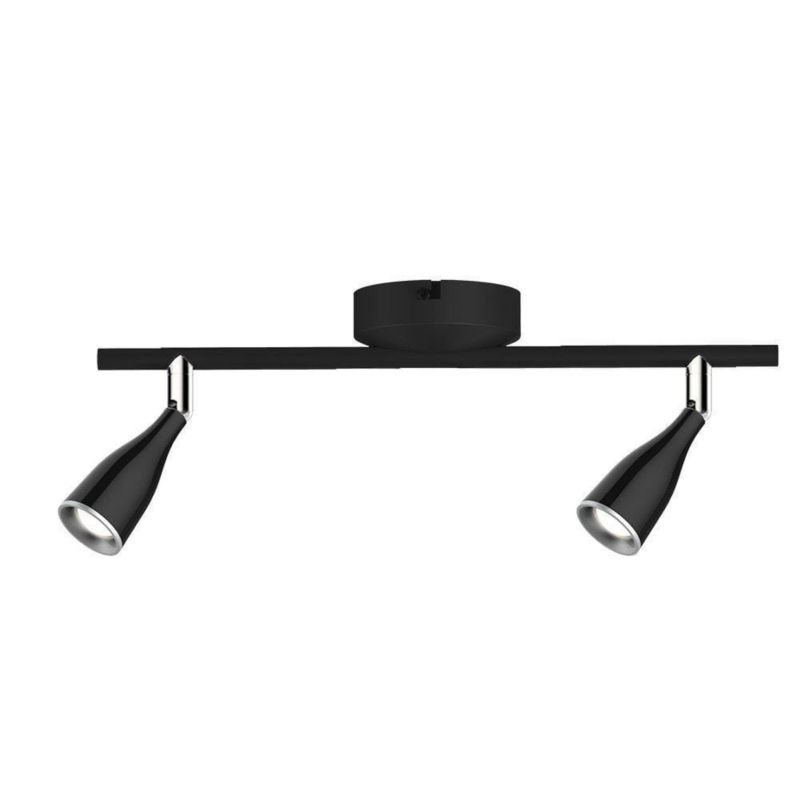 Oprawa sufitowa V-TAC czarny-chromowany LED 9W 3000K 680 lm IP20 wym: 40 x 9,4 cm metal - 1 szt.
