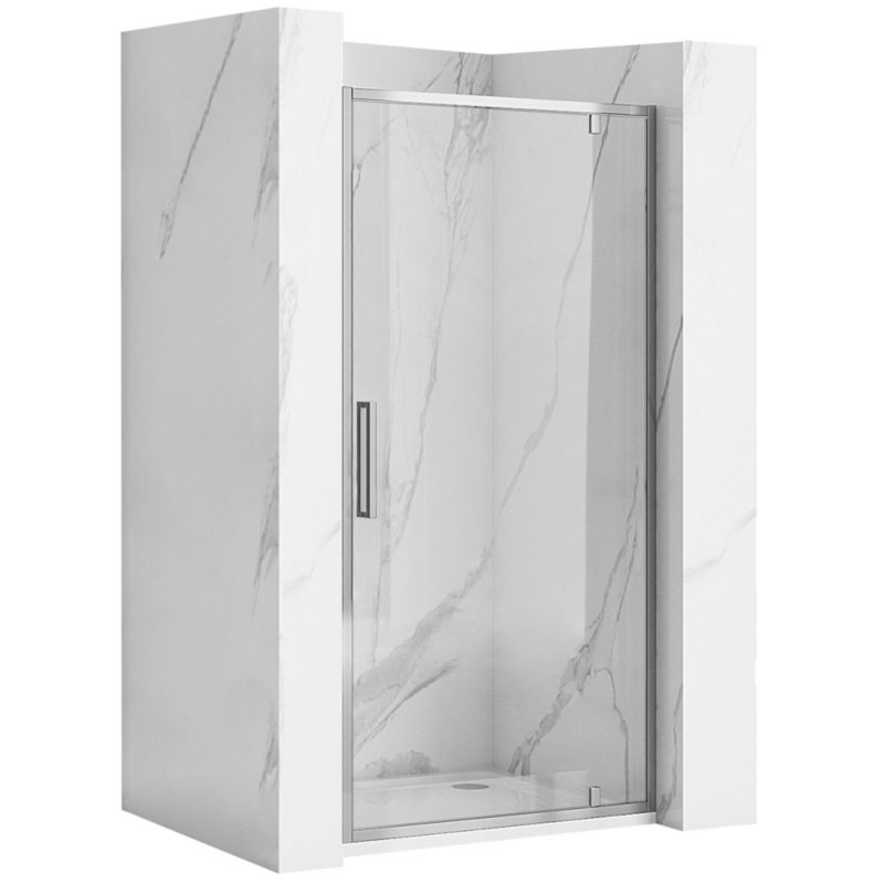 Drzwi Prysznicowe Uchylne Rea Rapid Swing 100 Chrom 2,5X100X195Cm 1 Szt