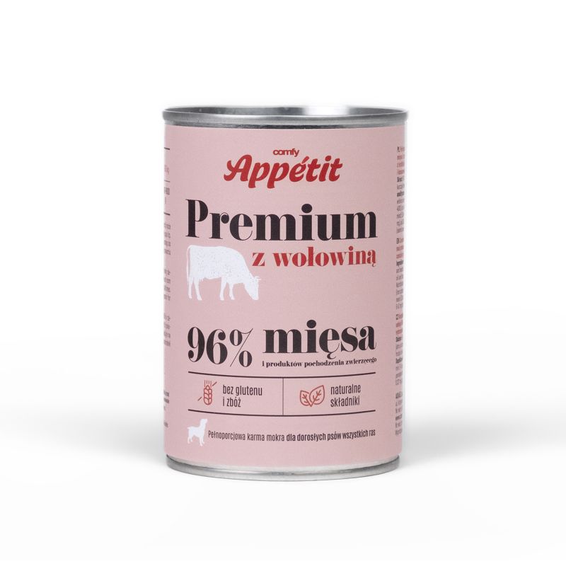 Karma mokra dla psa Comfy Appetit Premium wołowina 400 g