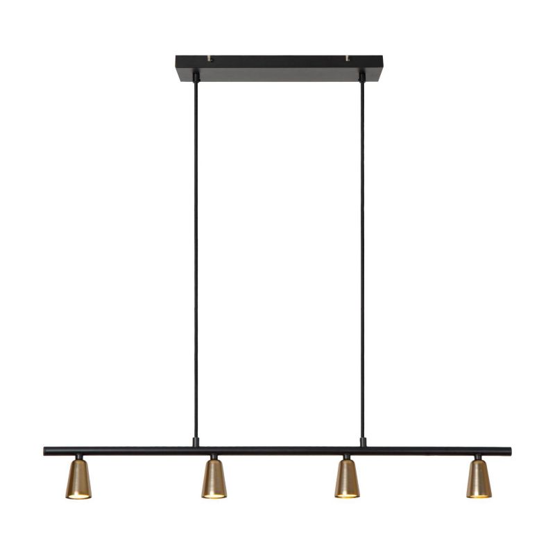 Lampa wisząca Lucide TIANA czarna 4xGU10x25W IP20 wym:70x95x8cm - 1 szt.