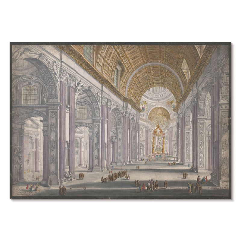 Plakat na Płótnie Tulup 59,4x42 cm (A2) Wnętrze Bazyliki Do salonu, przedpokoju, biura 1 szt.